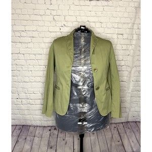 Talbots Green Peplum Blazer